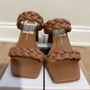 Dolce Vita Women's Brown Braided Heels